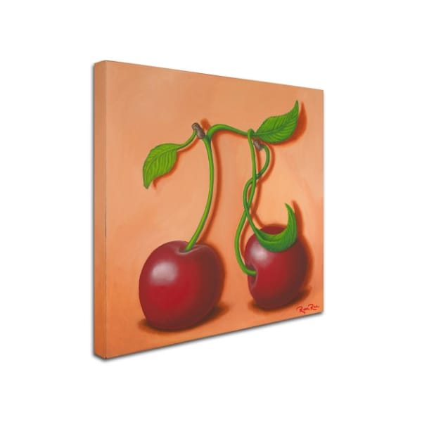 Ryan Rice Fine Art 'Cherry Pi' Canvas Art,24x24